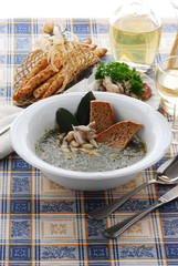 Zuppa di rane e spinaci - Primi della lombardia
