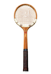 Vintage tennis Racket with broken strings
