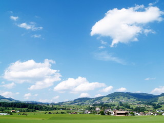 Fototapeta na wymiar suisse pastorale