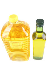 olive oil in bottle