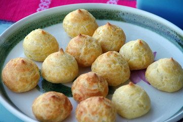 Gougères au fromage.