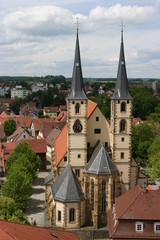 Fototapeta na wymiar Kościół Miasto w Neckarsulm