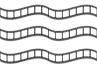Fototapeta premium Film strip vector illustration