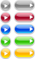 web buttons with arrows