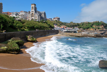 Baie de Biarritz - obrazy, fototapety, plakaty
