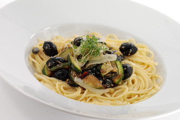 Spaghetti mit Oliven [2]