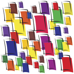 Obraz premium squares pattern
