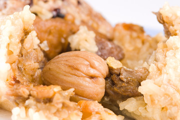 Zongzi , sticky rice dumpling