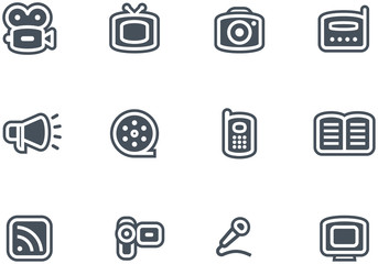 Media - Vector Icons Set
