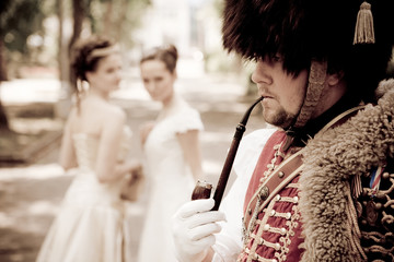 Obraz premium Hussar