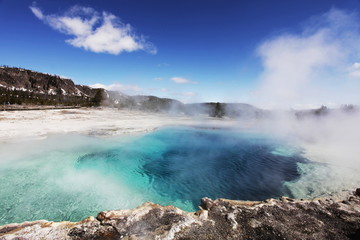 Hot pool spring