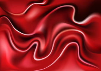 abstract red background imitating smooth silk cloth