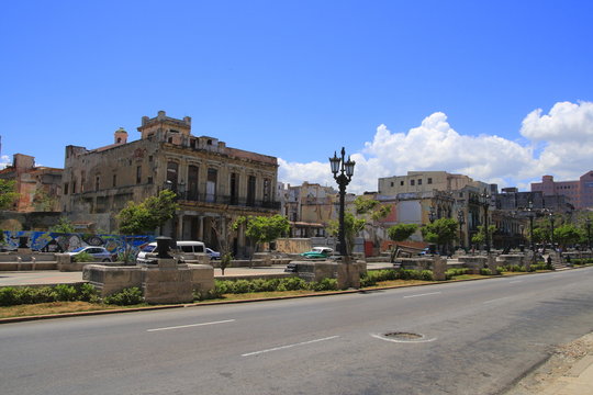 Hausfassade in Havana