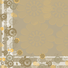 floral background in pastel colors