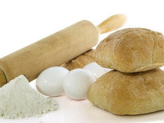 Bread and ingredients