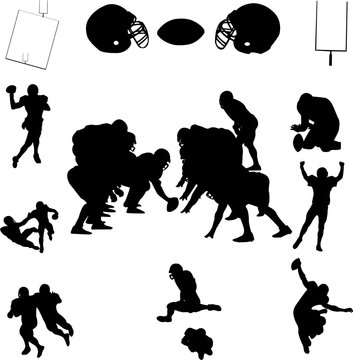 rugby collection - vector