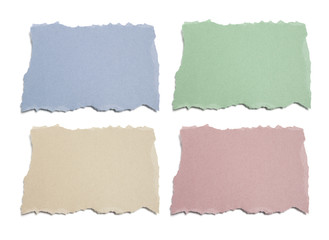 Torn Pieces of Cardboard