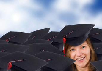 Obraz premium happy graduate