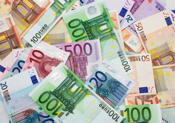 Euro cash background
