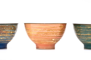 Obraz premium Tricolored Bowls
