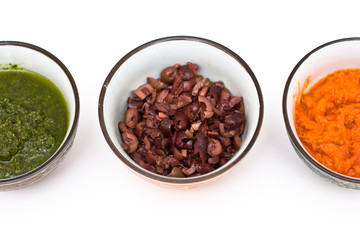 Tricolor Bowls