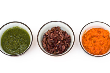 Tricolor Bowls