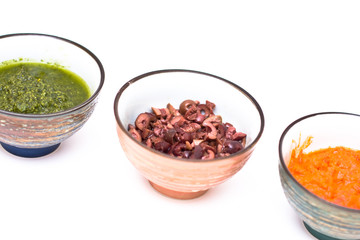 Tricolor Bowls