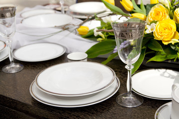 Expensive table set