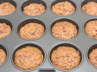 Muffins in der Backform