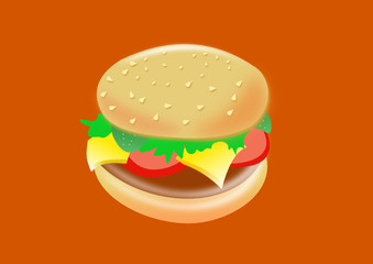 Fast Food Cheesburger