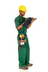 Black construction worker