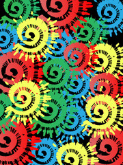Splat Abstract Background