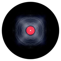 Isolated vinyl record