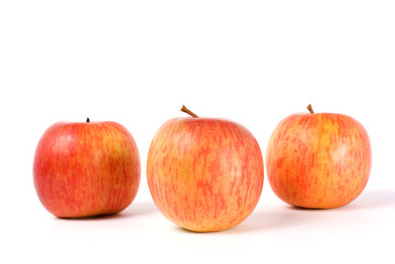 Isolated fresh apple