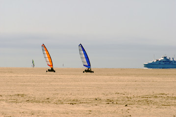 Hot day on the big beach