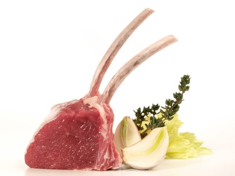 Rohes Lammfleisch