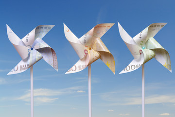 Euro toy windmills