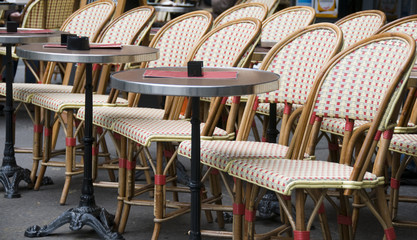 outdoor cafe paris france