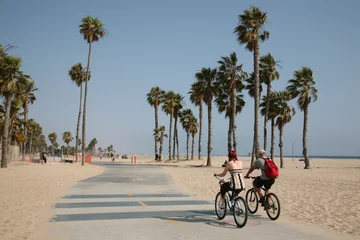 Deurstickers Los Angeles Santa Monica strand