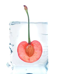 Photo sur Plexiglas Dans la glace fruits en glaçon
