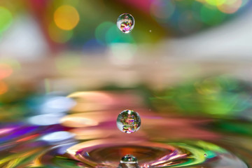 Fototapeta premium Drop of rainbow.