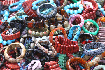 Pile of bracelets