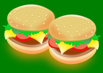 Fast Food 2 Cheesburger