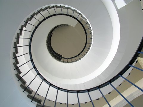 Wendeltreppe aufw&auml;rts