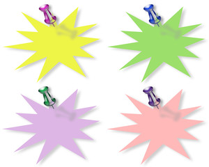 blocks in some colors to write shortnesss messages ll...