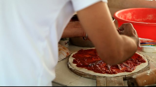Pizza &agrave; l'anchois