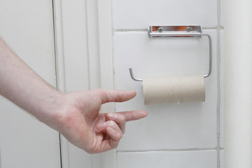 Running out of toilet paper - 14634775