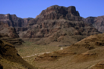 Mountains and rocks of Grand Canyon
