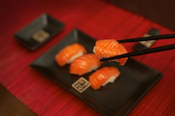 susi with chinese sticks
