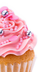 Pink cupcake